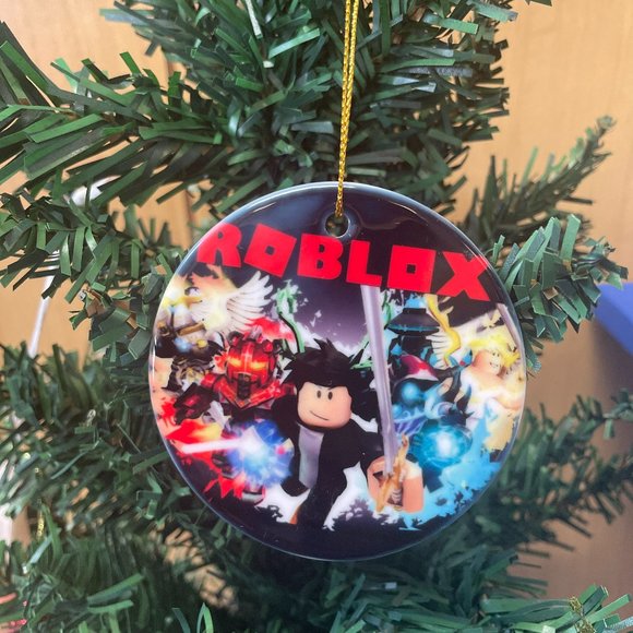 Ceramic Roblox Family Christmas Decorations Christmas Tree Ornament - Picture 1 of 1